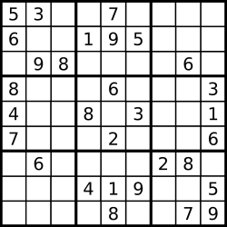 Valid Sudoku example